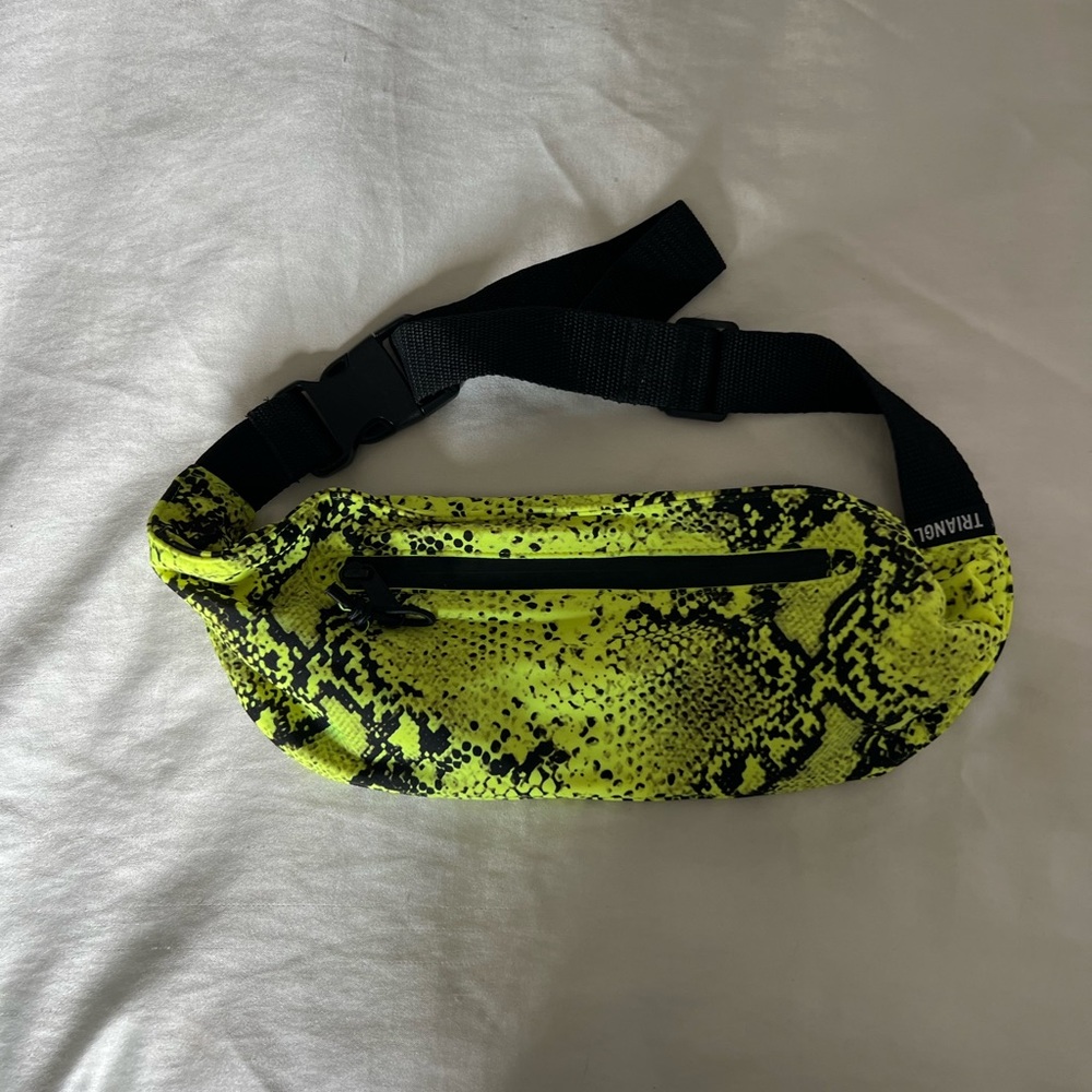 Triangl snakeskin fanny pack